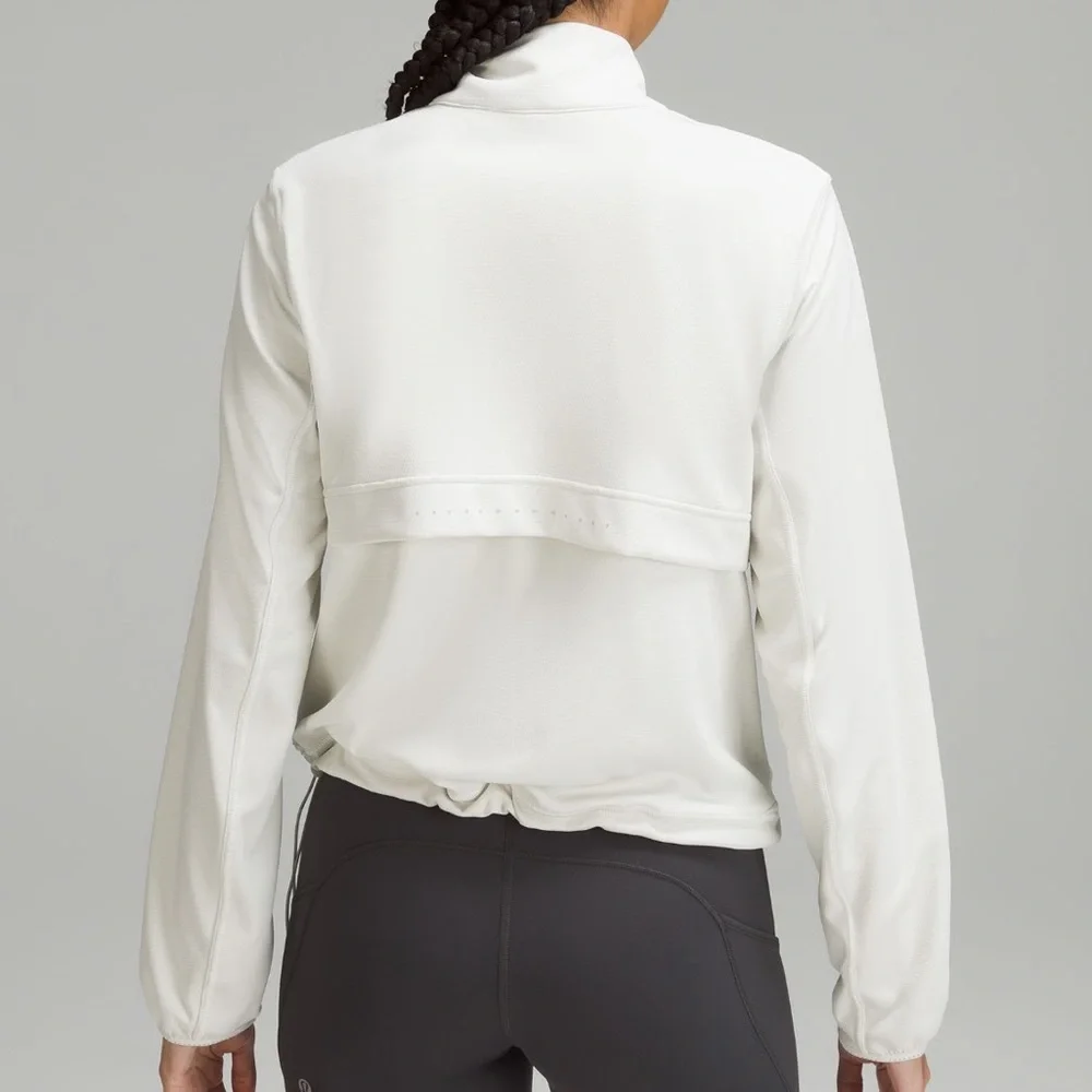 Lululemon Ventilating UV Protection Running Jacket in Bone. EUC